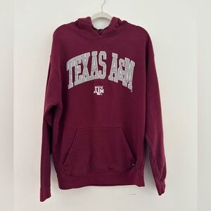 Texas A & M Men's Size XL Hoodie College Logo Sweatshirt Red J American